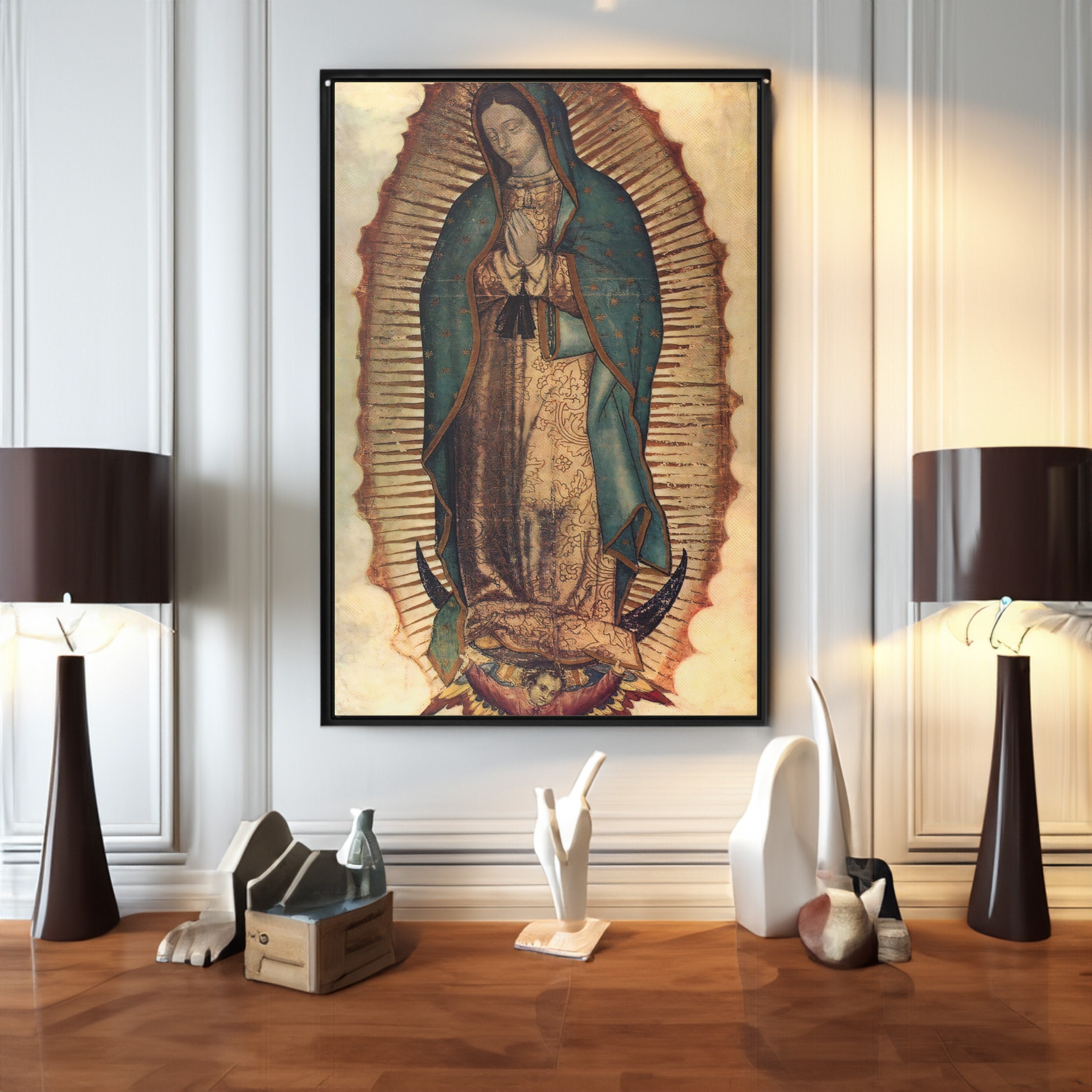 DIY 5D Diamond Painting Kits for Adults Full Drill Diamond Painting Virgin  Our Lady of Guadalupe Half Body Portrait Religious for Home Wall Decor