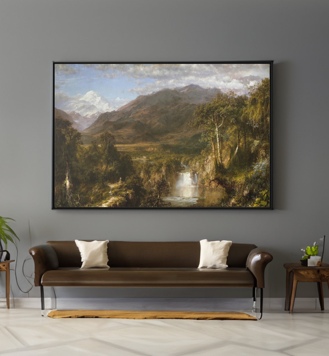 Frederic Edwin Church: the Heart of the Andes Landscape Painting Print