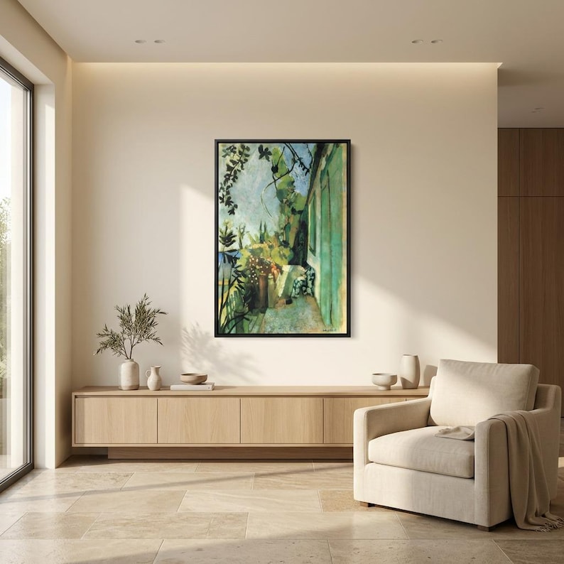 Henri Matisse The Terrace St Tropez Painting Print