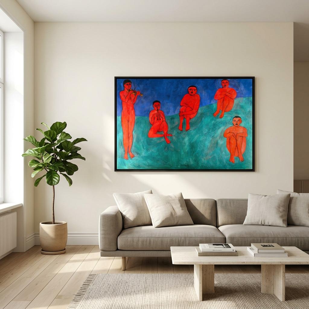 Henri Matisse Music Canvas Print: Expressionism Abstract Wall Art