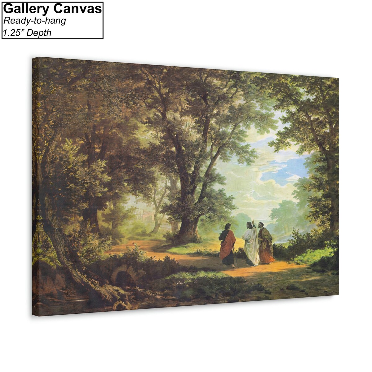 Robert Zund Road to Emmaus Canvas/poster Wall Art - Etsy