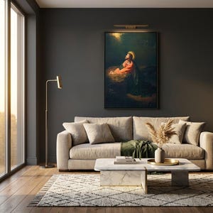 Christ in Gethsemane by Heinrich Hofmann Painting Print
