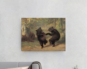 Dancing Bears by William Holbrook Beard - Animal Art Print - Etsy