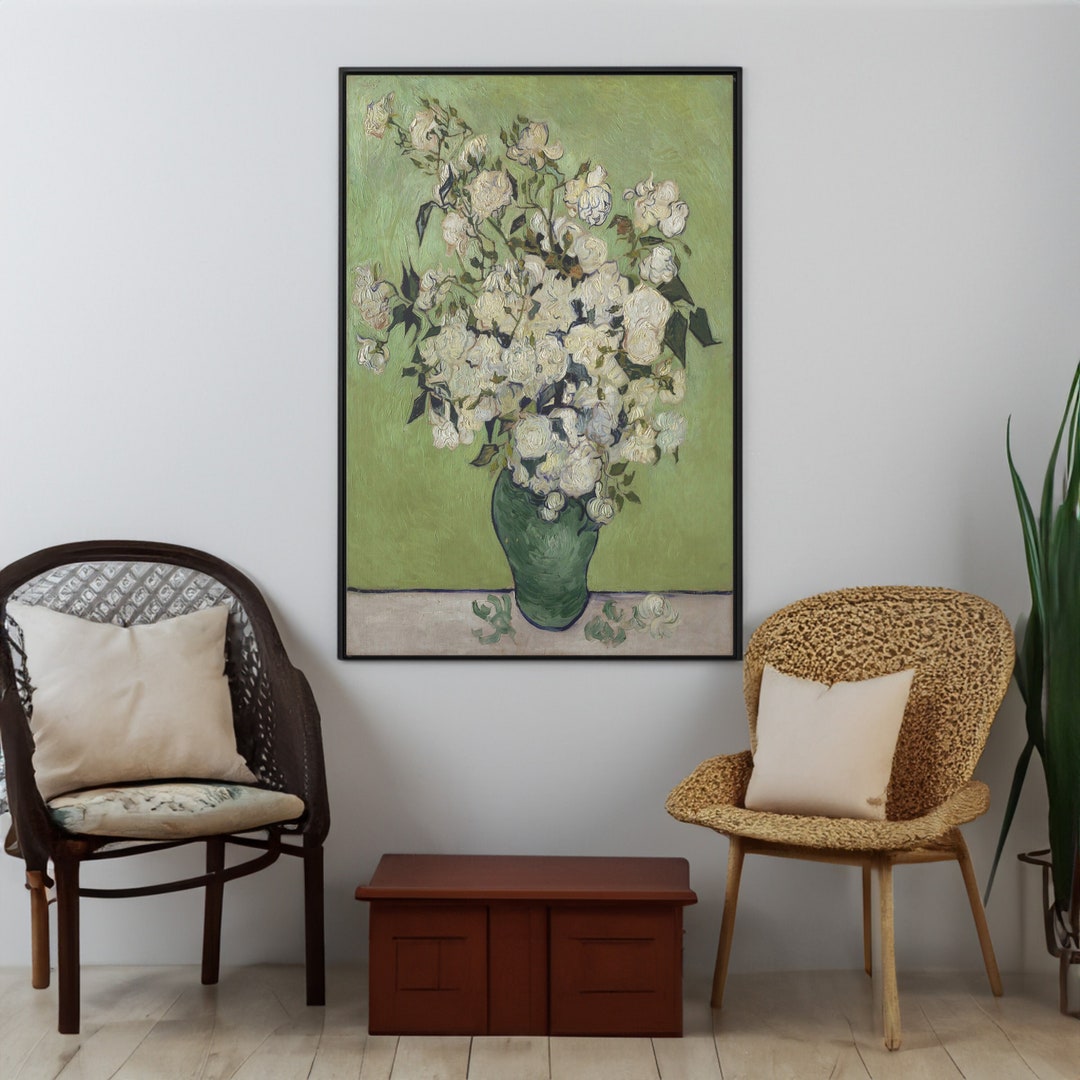 バラの花瓶 ヴィンセント ヴァン ゴッホ キャンバス ウォール アート