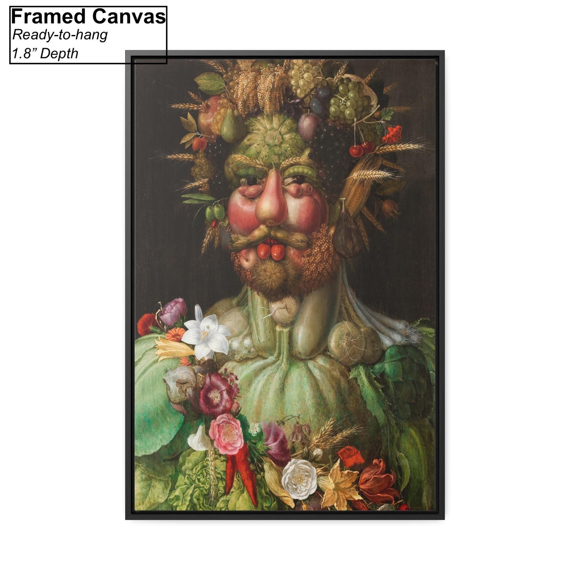 Giuseppe Arcimboldo Rudolf II of Habsburg as Vertumnus Canvas Wall Art ...