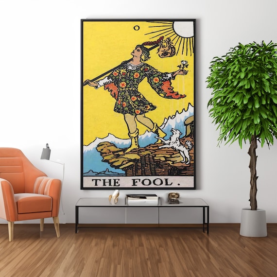 Tarot card canvas art hotsell