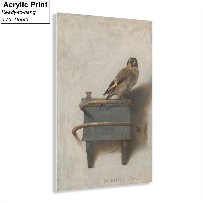Carel Fabritius the Goldfinch Art Print: Dutch Golden Age Canvas/poster ...