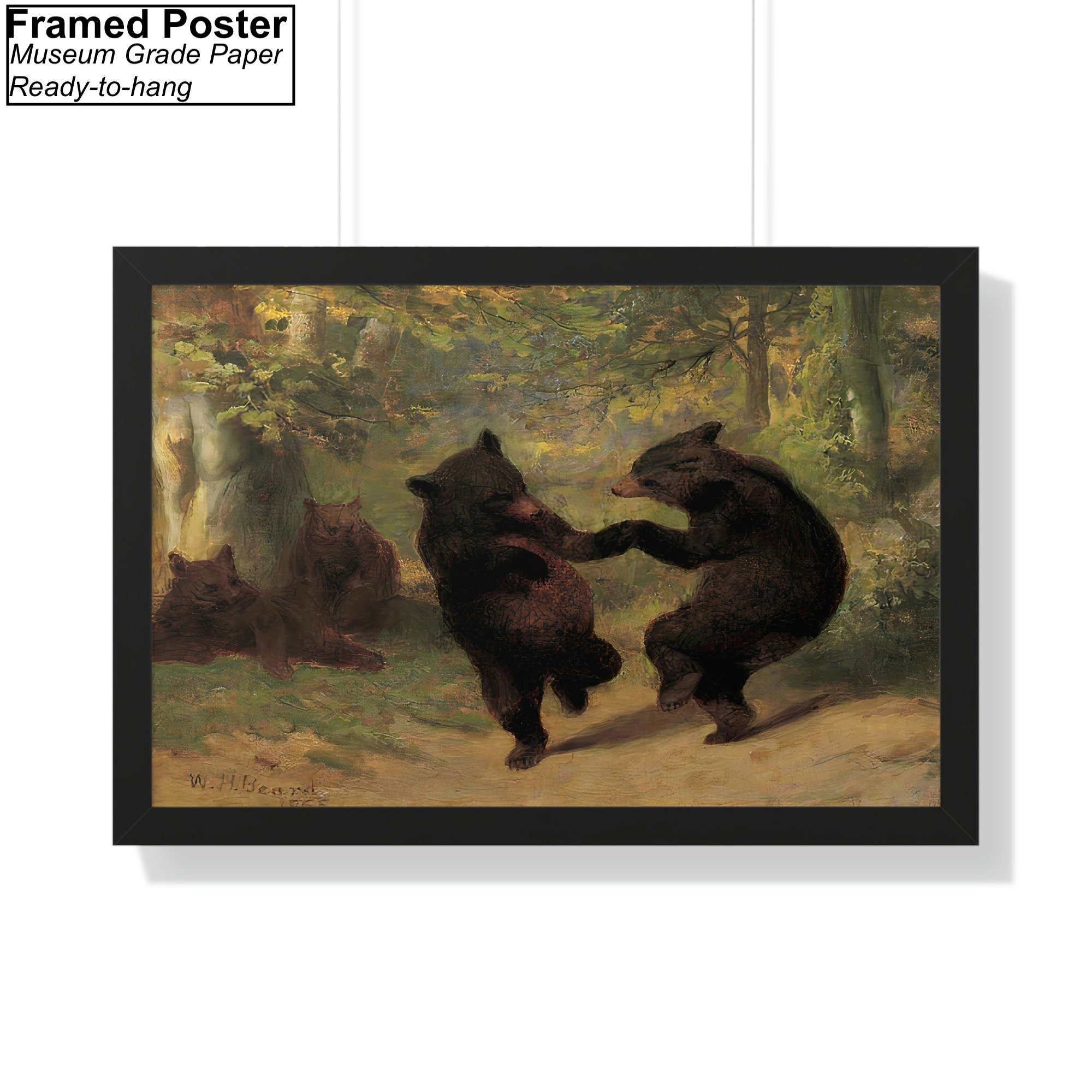 Amazon.com: The Bear Dance Art Poster Print by William