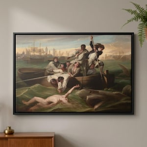 Watson and the Shark Painting Print: John Singleton Copley Art Reproduction