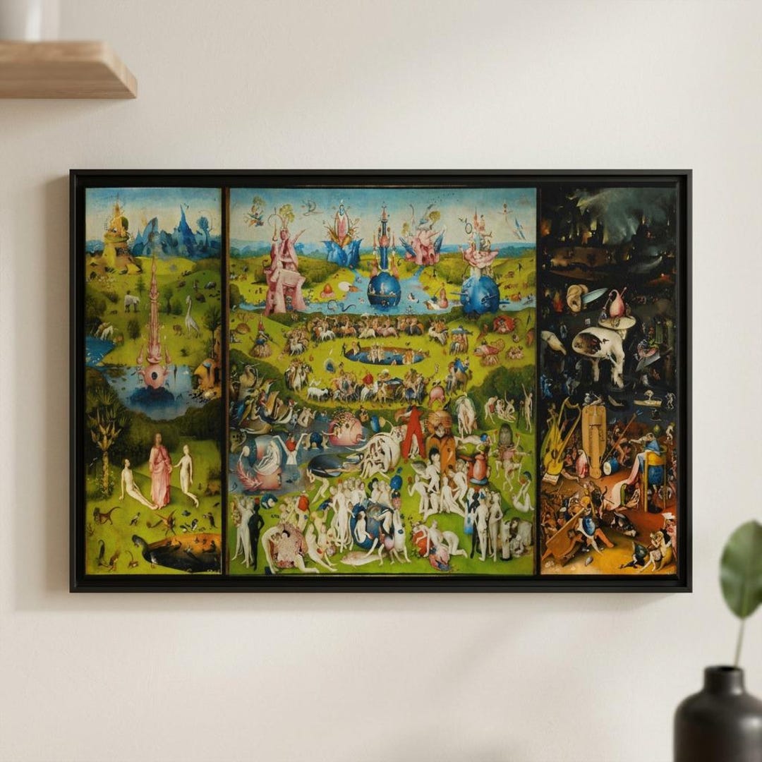 The Garden of Earthly Delights Canvas Wall Art Reproduction