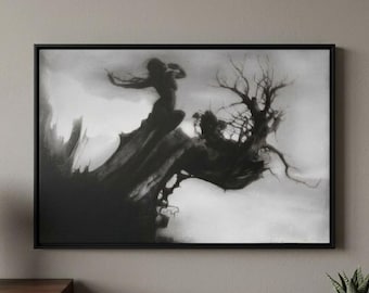 Anne Brigman 'The Storm Tree' Black & White Photography Print