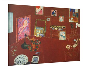 Henri Matisse 'the Red Studio' Art Print: Expressionism Museum