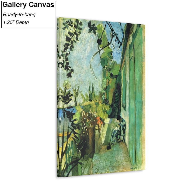 Reproducción de lienzo/póster de La Terraza de Saint Tropez de Henri Matisse Gallery Canvas