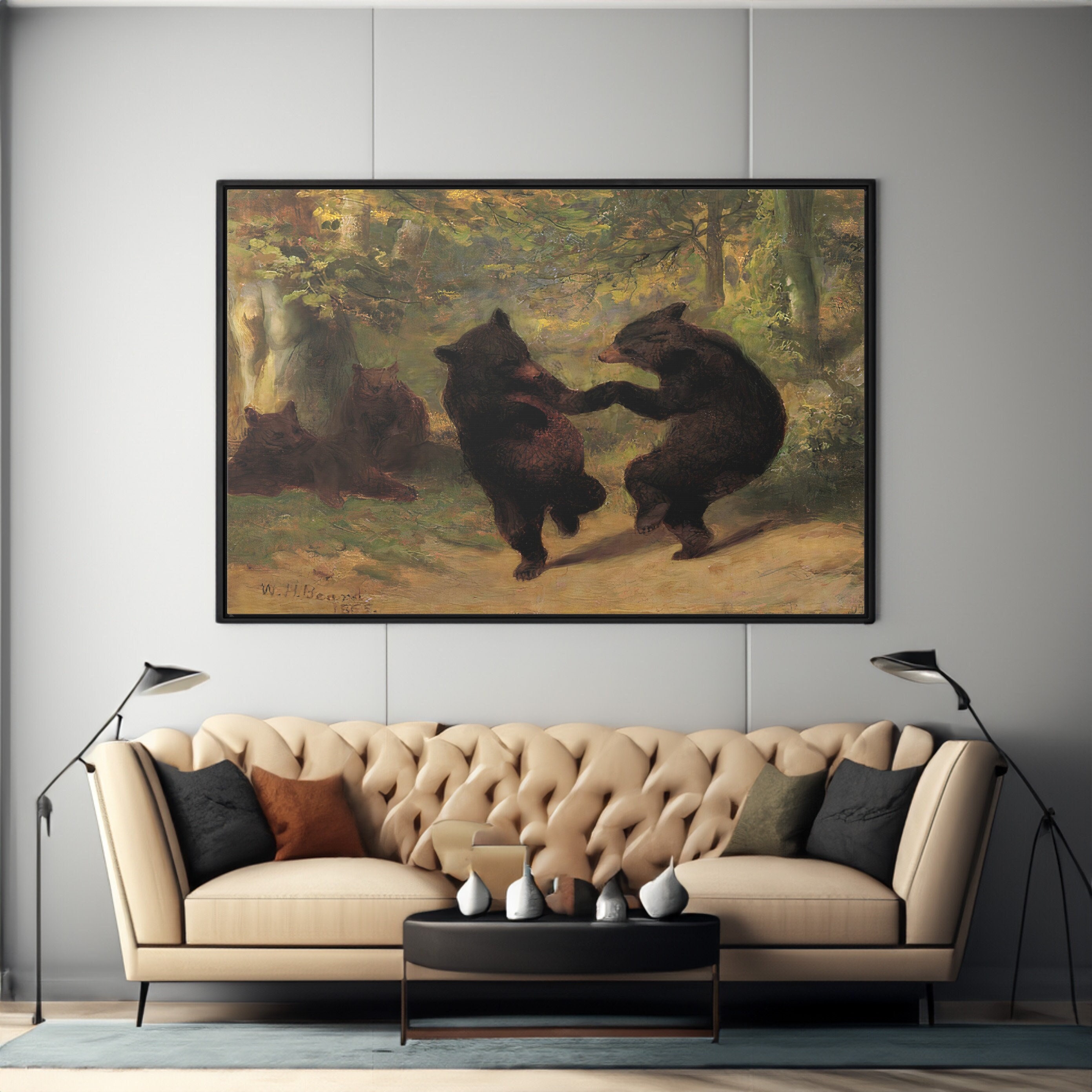 Dancing Bears by William Holbrook Beard Print Poster - Etsy