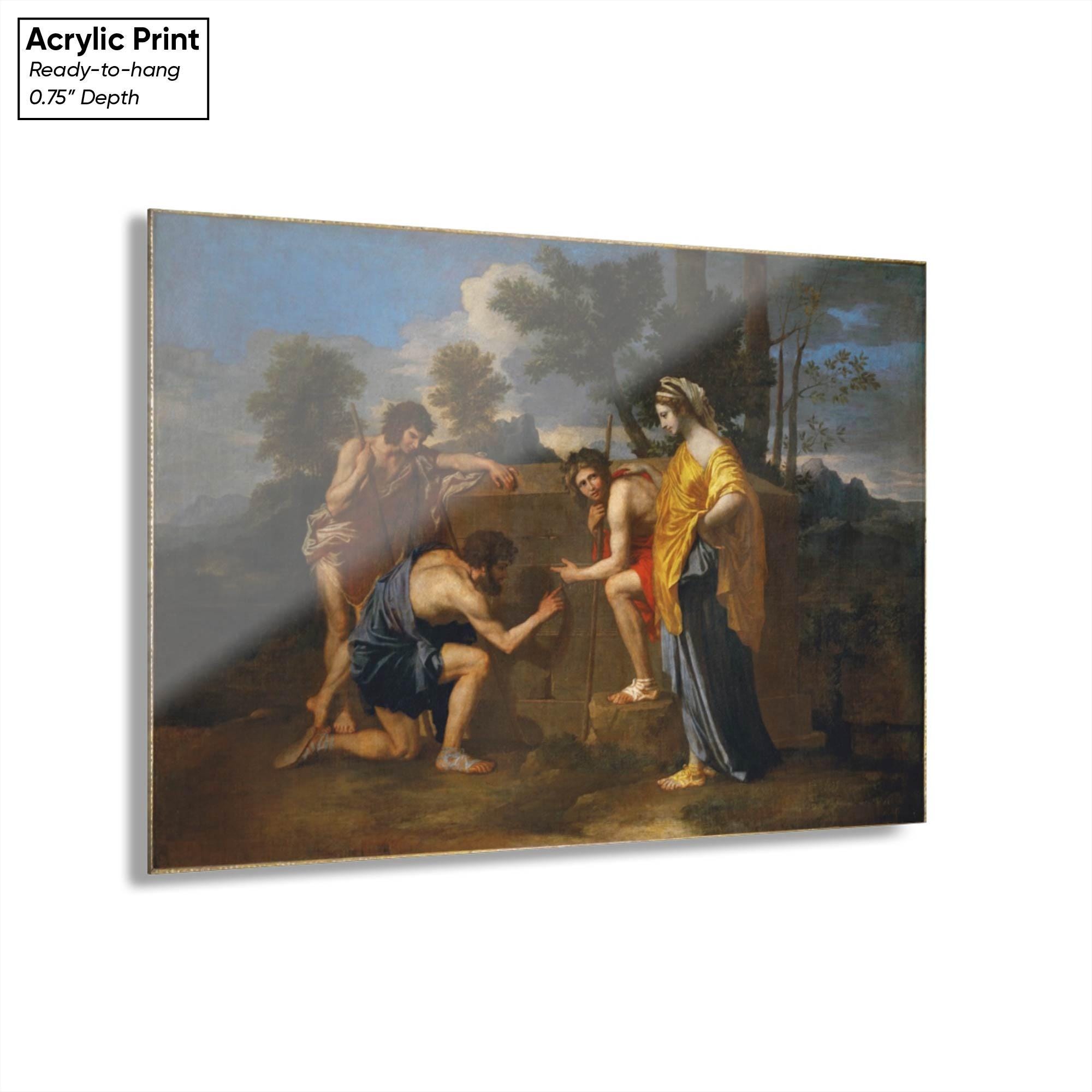 Nicolas Poussin - Et in Arcadia Ego - French Baroque Art Print