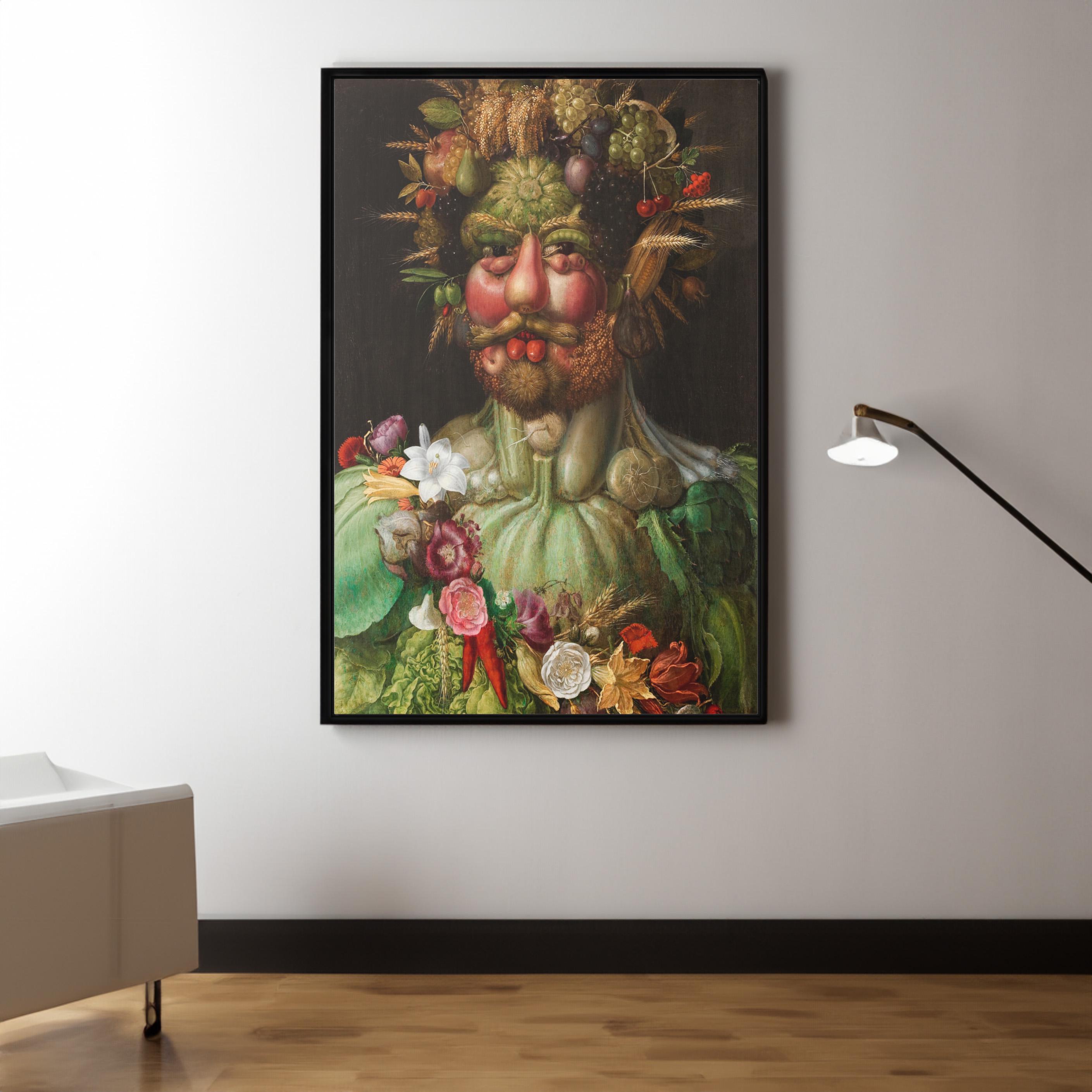 Giuseppe Arcimboldo Rudolf II of Habsburg as Vertumnus Canvas Wall Art ...