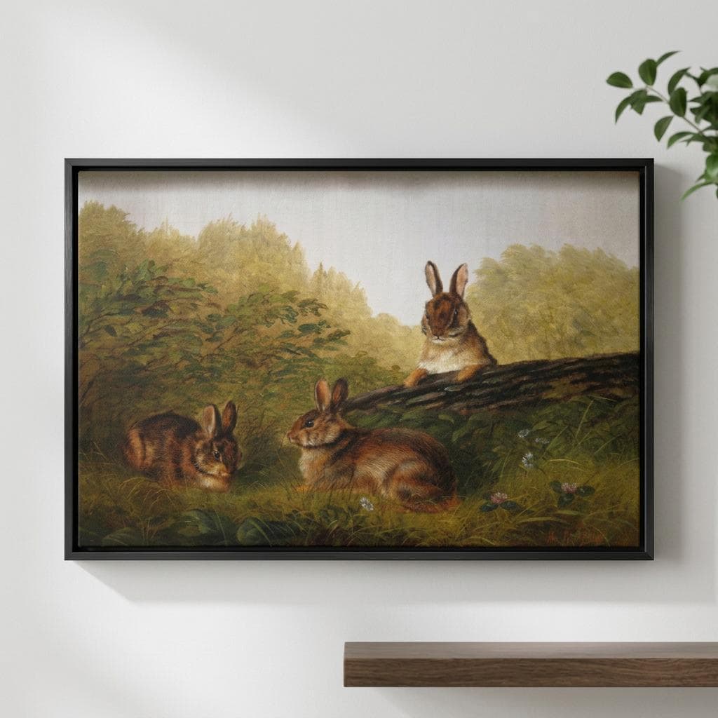 ヴィンテージのウサギのプリント：アンティークの動物画の複製 - Etsy 日本