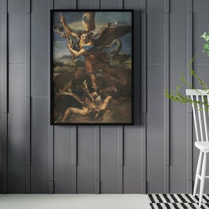 Raphael St. Michael Vanquishing Satan