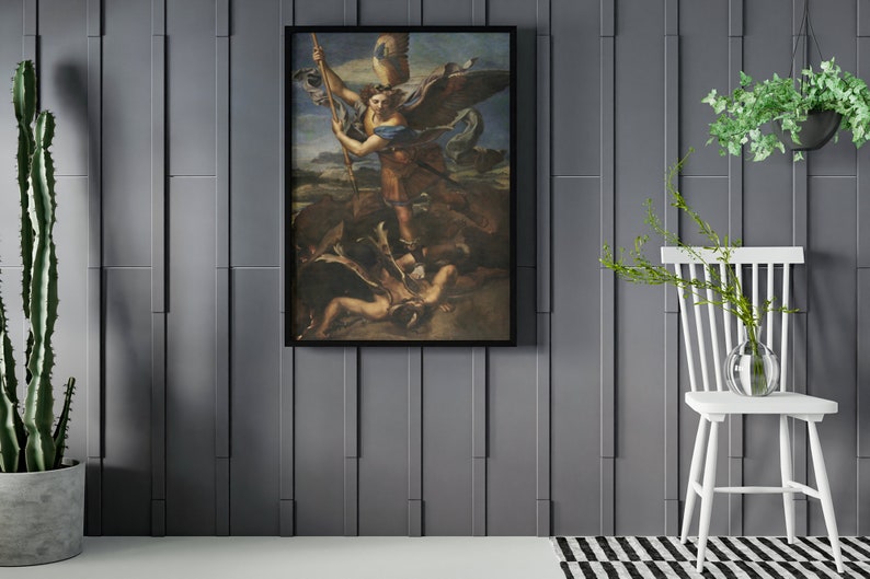 Raphael St. Michael Vanquishing Satan
