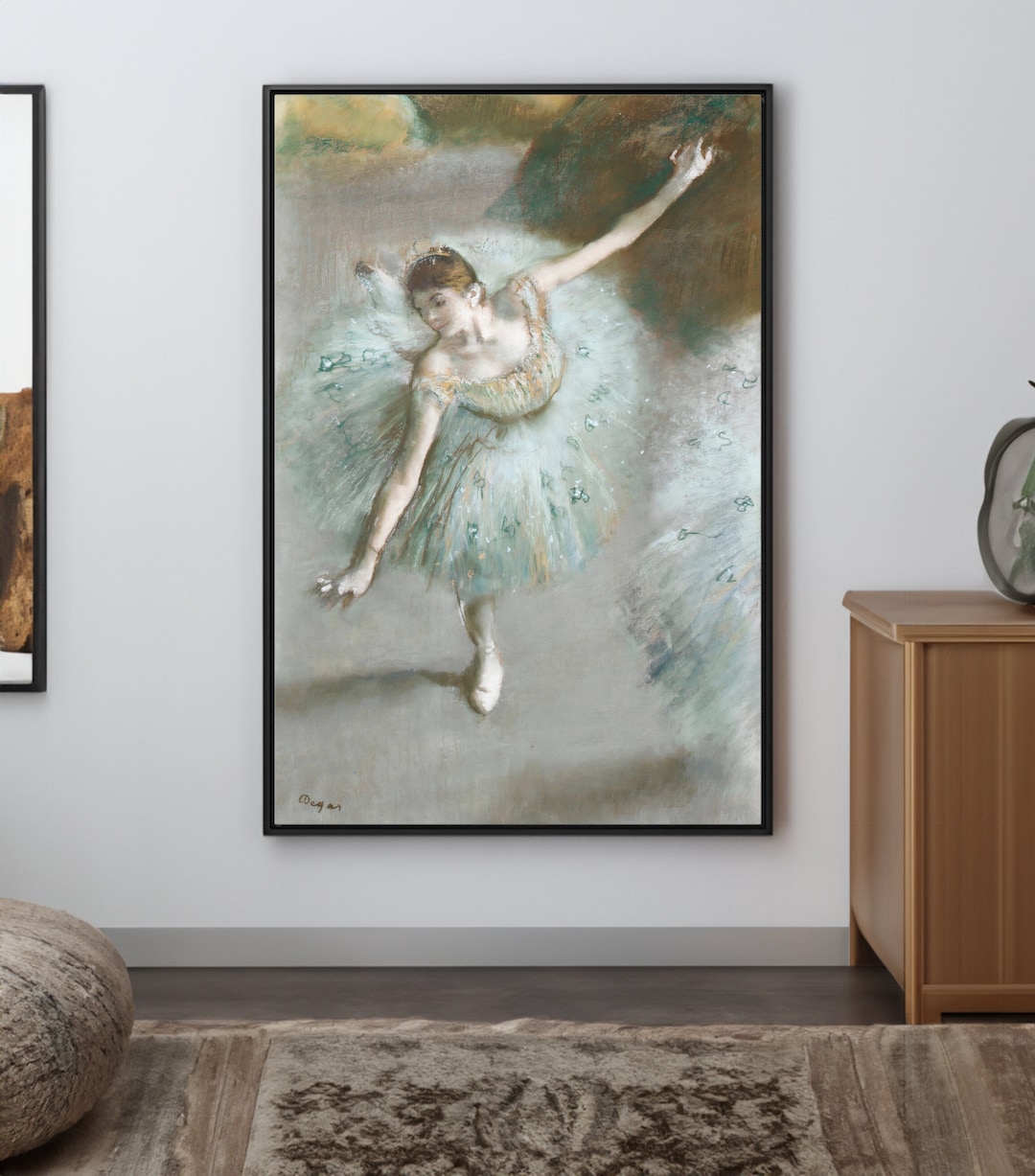Degas vintage ART poster【踊り子】 Degas vintage ART poster