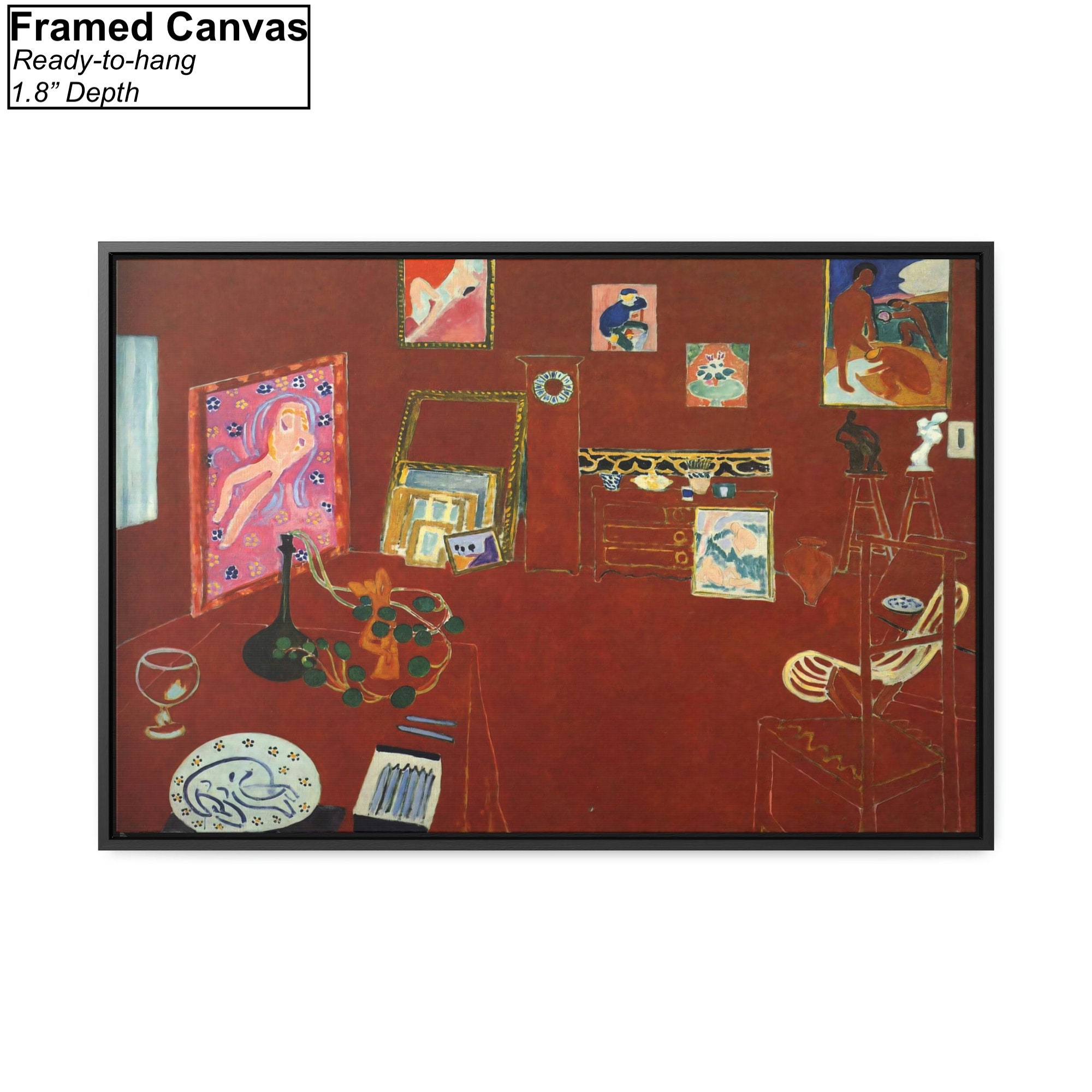 Henri Matisse 'the Red Studio' Art Print: Expressionism Museum
