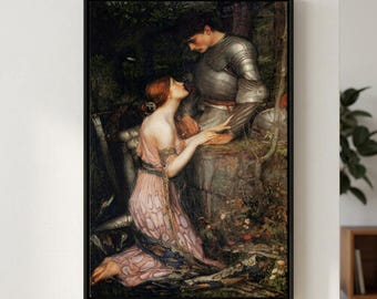 Waterhouse Lamia and the Soldier Art Print: British Fine Art