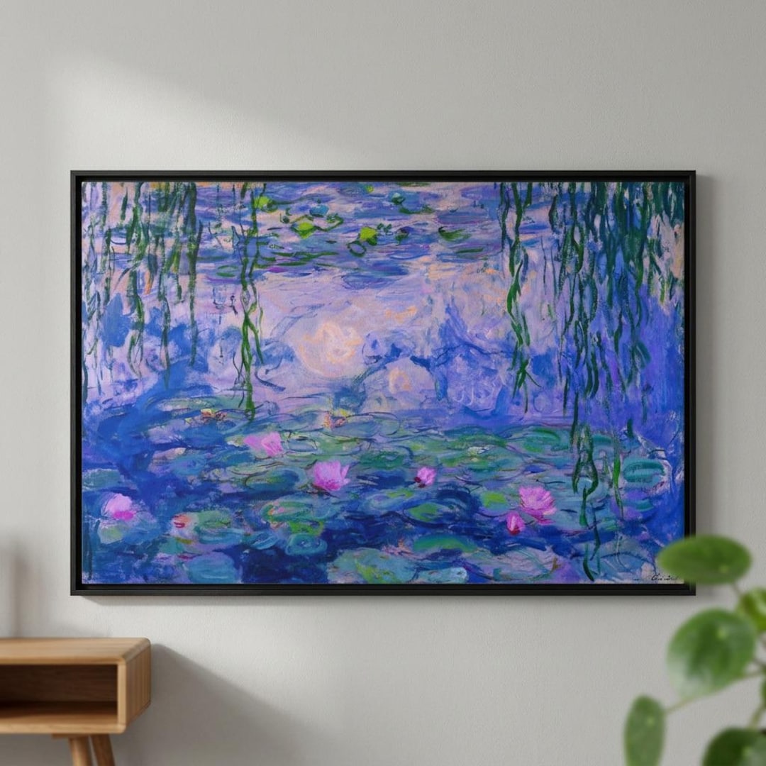 Monet Water Lilies Print: Impressionist Flower Wall Art - Etsy
