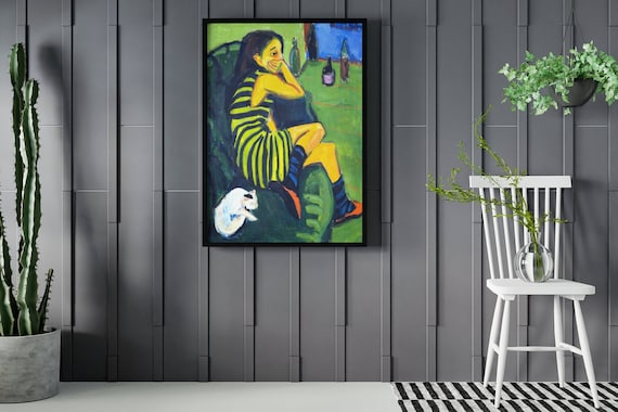 Ernst Ludwig Kirchner 'female Artist' Expressionism Art Print - Etsy