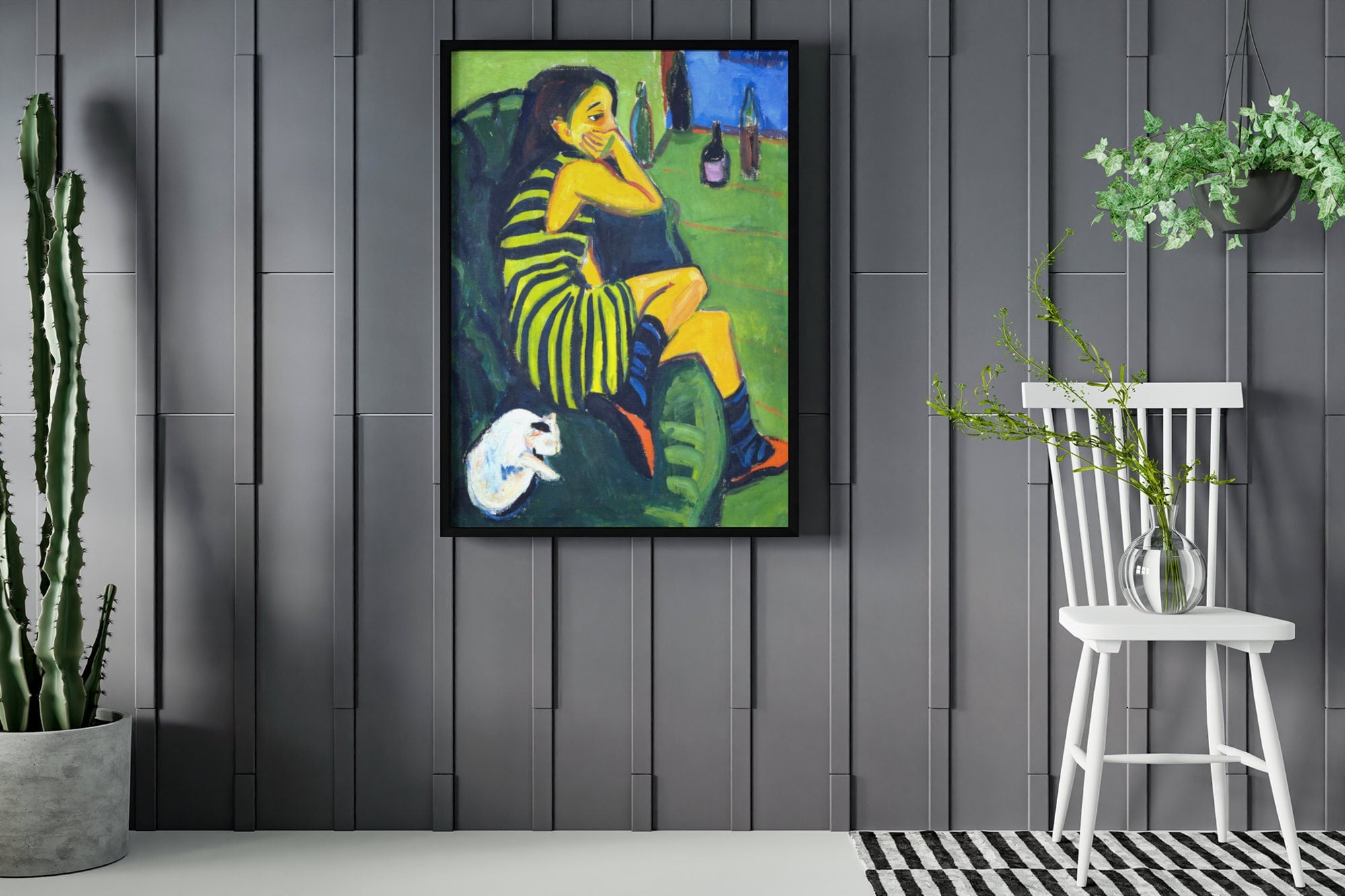 Ernst Ludwig Kirchner 'female Artist' Expressionism Art Print - Etsy