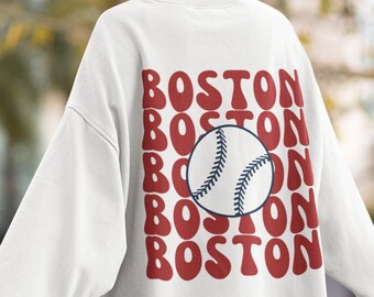 Boston Red Sox Sweatshirt - Etsy
