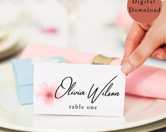 Wedding Name Place Cards Template BUNDLE | Table Name Cards | Wedding Favours | Digital Download | Editable