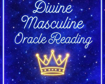 Divine Masculine Oracle Reading: 6-Card Telepathy Email Reading