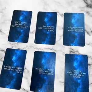 Lecture d'oracles de télépathie masculine divine - Lecture d'e-mails de 6 cartes - Livraison le jour même - Informations sur la connexion flamme jumelle et âme