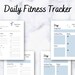 Printable Daily Fitness Tracker - Etsy
