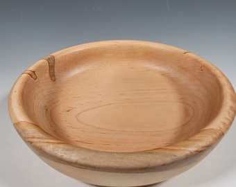 Spalted Maple Bowl, Handcrafted, Serving Bowl, Centerpiece, Home Accessory, Fruit Bowl, Modern Handmade Bowl, Kitchenware, Housewarming Gift