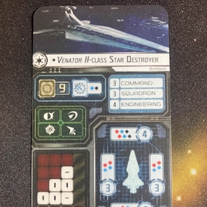 Imperial Venator Schiff Tarot-Karte