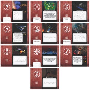 X Wing Upgrade Cards - Etsy X Wing Upgrade Cards - Etsy