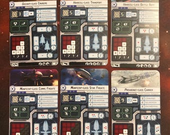 Separatist Tarot-size ship cards