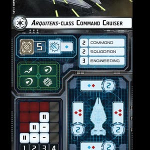 Arquitens Cruiser Schiffskarte im Tarotformat