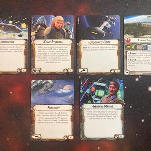 Paquete de cartas de erratas de mejoras y naves rebeldes 2025