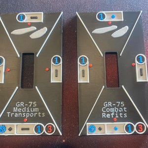 Star Wars Armada Gr-75 Flotilla ship token stl pack
