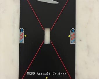 Star Wars Armada MC80 Home One-type Cruiser ship token stl pack