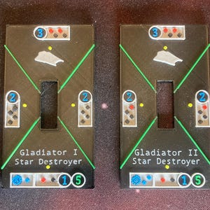 Star Wars Armada Gladiator ship token stl pack
