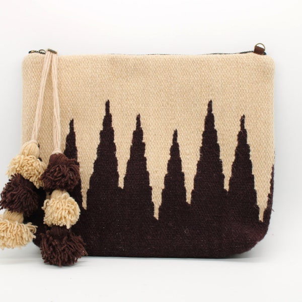 Handtasche aus Cusco Peru, handgewebte Clutch boho Crossbody Tasche Geschenk für sie Ostergeschenk Geburtstag
