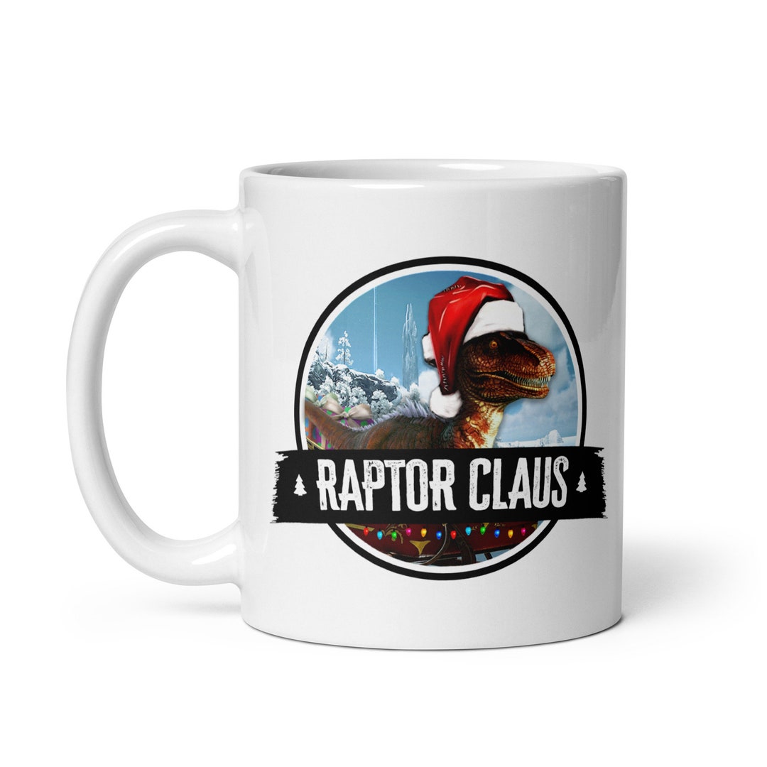 Raptor Claus Ark Mug - Ark Survival Evolved Christmas Gift - Etsy