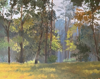 Original landscape oil painting - “The Clearing” 16x12”