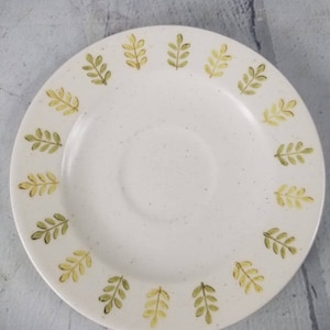 Metlox Poppy Trail Pepper Tree Vernon 6 1/4&quot; Cup Plate Saucer MCM