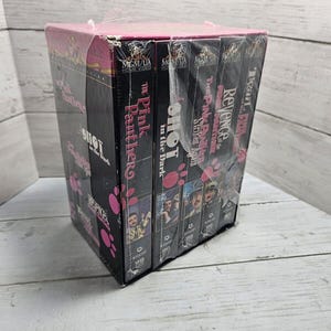 The Pink Panther 5 VHS Movie Collection Box Set Peter Sellers Classic comedy