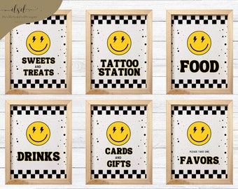 One Happy Dude 1st Birthday Party Signs (Printable Download)