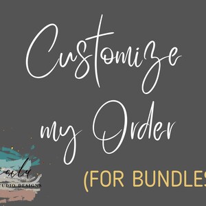 Personnaliser ma commande de lots